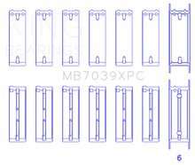 Load image into Gallery viewer, King BMW M20/M50 2.0L/2.5L/2.7L Crankshaft Main Bearings Set - 7 Pairs Coated Bearings King Engine Bearings