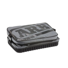 Load image into Gallery viewer, ARB Cooler Bag Charcoal w/ Red Highlights 15in L x 11in W x 9in H Holds 22 Cans Tow Straps ARB