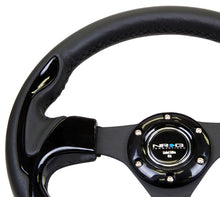Load image into Gallery viewer, NRG Reinforced Steering Wheel (320mm) Blk w/Gloss Black Trim Steering Wheels NRG