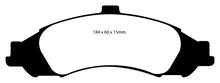 Load image into Gallery viewer, EBC 03-04 Pontiac GTO 5.7 (Solid Rear Rotors) Redstuff Front Brake Pads Brake Pads - Performance EBC