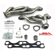 Load image into Gallery viewer, JBA 65-86 GM Truck 265-400 Carbureted w/A.I.R. 1-5/8in Primary Raw 409SS Cat4Ward Header Headers & Manifolds JBA