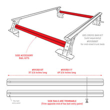 Load image into Gallery viewer, Go Rhino Universal XRS 49 3/4 Cross Rail Accessory Set - Tex. Black Truck Bed Rack Go Rhino