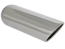 Load image into Gallery viewer, aFe MACHForce XP Exhausts Tips SS-304 EXH Tip 3In x 4Out x 12L Sgl-Ang Weld On Catback aFe
