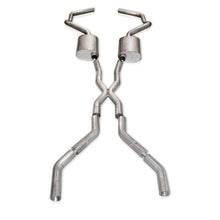 Load image into Gallery viewer, Stainless Works Chevy Camaro 1967-69 Exhaust 2.5in Stainless with X-Pipe Catback Stainless Works