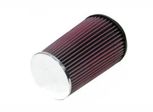 Load image into Gallery viewer, K&N Universal Chrome Filter 4 inch FLG / 5 3/8 inch Bottom / 4 1/2 inch Top / 8 inch Height Air Filters - Universal Fit K&N Engineering