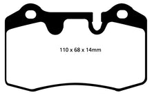 Load image into Gallery viewer, EBC 04-12 Aston Martin DB9 5.9 Redstuff Rear Brake Pads Brake Pads - Performance EBC
