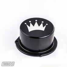 Load image into Gallery viewer, Turbo XS 15-16 Subaru WRX Billet Aluminum Vacuum Pump Cover - Black Engine Covers Turbo XS