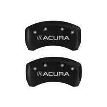 Load image into Gallery viewer, MGP 4 Caliper Covers Engraved Front & Rear Acura Red finish silver ch Caliper Covers MGP