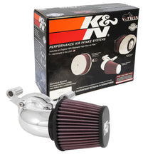Load image into Gallery viewer, K&N 01-15 Harley-Davidson Touring 96 / 103 / 08-15 Bright Aircharger Performance Intake Cold Air Intakes K&N Engineering