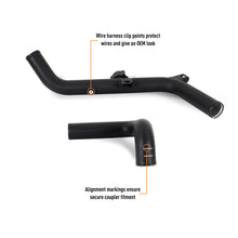 Load image into Gallery viewer, Mishimoto 21+ Bronco 2.7L Intercooler Pipe Kit Micro Wrinkle Black Intercooler Kits Mishimoto