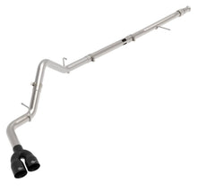 Load image into Gallery viewer, aFe Rebel XD Series 3in 304SS DPF-Back 20-21 GM Trucks L6-3.0L (td) LM2 - Dual Black Tip DPF Back aFe