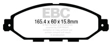 Load image into Gallery viewer, EBC 12-13 Infiniti JX35 3.5 Greenstuff Front Brake Pads Brake Pads - Performance EBC