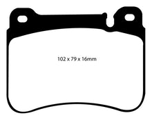 Load image into Gallery viewer, EBC 05-07 Mercedes-Benz C230 (W203) 2.5 Sport Sedan Redstuff Front Brake Pads Brake Pads - Performance EBC