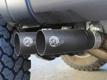 Load image into Gallery viewer, aFe Rebel Series Exht 3in SS Middle Side Exit CB w/ Black Tips 11-14 Ford F150 Ecoboost V6 3.5L (tt) Catback aFe