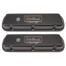 Load image into Gallery viewer, Edelbrock Valve Cover Victor Series Ford 289-302-351W CI V8 Low Black Valve Covers Edelbrock