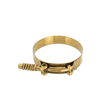 Load image into Gallery viewer, Mishimoto 3 Inch Stainless Steel Constant Tension T-Bolt Clamp - Gold Clamps Mishimoto