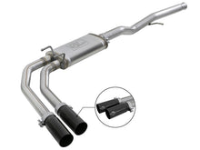 Load image into Gallery viewer, aFe Rebel Series 3in to 2.5in 409 SS Cat-Back Exhaust w/ Black Tips 09-18 GM Silverado/Sierra 5.4L Catback aFe