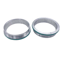 Load image into Gallery viewer, Granatelli Aluminum Dual Seal Clamp 4.0in Weld-on Ferrule Set Clamps Granatelli Motor Sports