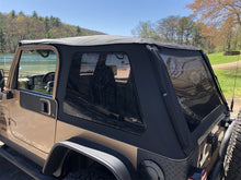 Load image into Gallery viewer, Rampage 18-21 Jeep Wrangler (JL) Unlimited Frameless TrailView Fastback Soft Top Kit - Black Diamond Soft Tops Rampage