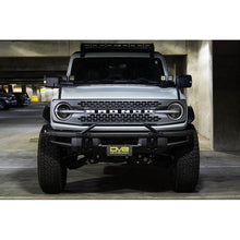 Load image into Gallery viewer, DV8 Offroad 21-22 Ford Bronco Factory Front Bumper Licence Relocation Bracket - Front License Plate Relocation DV8 Offroad
