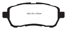 Load image into Gallery viewer, EBC 10+ Mazda 2 1.5 Greenstuff Front Brake Pads Brake Pads - Performance EBC