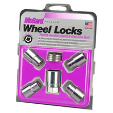 Load image into Gallery viewer, McGard Wheel Lock Nut Set - 4pk. (Reg. Shank Seat) 7/16-20 / 13/16 Hex / 1.38in. Length - Chrome Lug Nuts McGard