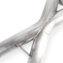 Load image into Gallery viewer, Stainless Works 2018 Jeep TrackHawk 6.2L 3in Catback System X-Pipe Turbo S-Tube Muffler Stock Exit Catback Stainless Works