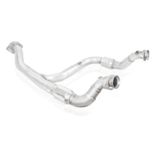 Load image into Gallery viewer, Stainless Works 15-18 F-150 3.5L Downpipe 3in High-Flow Cats Y-Pipe Factory Connection Downpipes Stainless Works