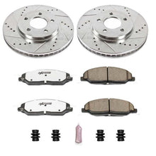 Load image into Gallery viewer, Power Stop 05-10 Ford Mustang Front Z26 Street Warrior Brake Kit Brake Kits - Performance D&S PowerStop