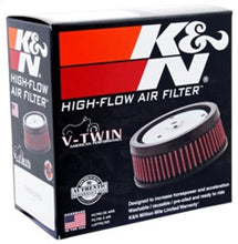 Load image into Gallery viewer, K&N Replacement Unique Air Filter 6.625in L x 4.75in W x 1.625in H with 1 Flange for Harley Davidson Misc Powersports K&N Engineering