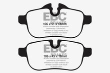 Load image into Gallery viewer, EBC 09+ BMW Z4 3.0 (E89) Yellowstuff Rear Brake Pads Brake Pads - Performance EBC