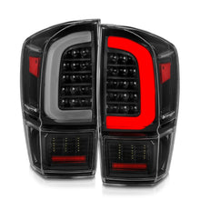 Load image into Gallery viewer, ANZO 16-21 Toyota Tacoma LED Tail Lights - w/ Light Bar Sequential Black Housing & Clear Lens Tail Lights ANZO
