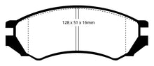 Load image into Gallery viewer, EBC 91-93 Nissan NX 2.0 (ABS) Yellowstuff Front Brake Pads Brake Pads - Performance EBC
