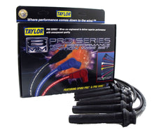 Load image into Gallery viewer, Taylor Cable 72007 8mm Spiro-Pro Ignition Wire Set; Spiro-Wound Core; Custom Fit; 90 deg.; Black; Spark Plug Wire Set Taylor Cable Default Title