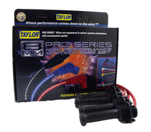 Load image into Gallery viewer, Taylor Cable 72209 8mm Spiro-Pro Ignition Wire Set; Red; Stock; 9.5 in.; OE Spark Plug Boot; Spark Plug Wire Set Taylor Cable Default Title