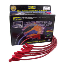 Load image into Gallery viewer, Taylor Cable 72245 8mm Spiro-Pro Ignition Wire Set; Red; Stock; 11.75 in.; 180 Deg. Plug Boot; Spark Plug Wire Set Taylor Cable Default Title