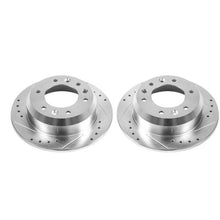 Load image into Gallery viewer, Power Stop 07-08 Hyundai Entourage Rear Evolution Drilled & Slotted Rotors - Pair Brake Rotors - Slot & Drilled PowerStop