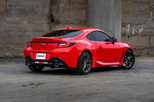 Load image into Gallery viewer, MBRP 2022 Subaru BRZ 2.4L/Toyota GR86 2.4L 2.5in Dual Split Rear Exit w/5in OD Burnt End Tips - T304 Axle Back MBRP