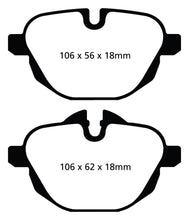 Load image into Gallery viewer, EBC 14+ BMW i8 1.5 Turbo/Electric Yellowstuff Rear Brake Pads Brake Pads - Performance EBC