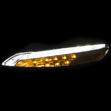 Load image into Gallery viewer, ANZO 2014-2016 Jeep Cherokee LED Parking Lights Chrome w/ Amber Reflector Lights Corner ANZO