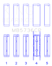 Load image into Gallery viewer, King Ford Powerstroke 6.0L/6.4L Diesel (Size +0.25mm) Crankshaft Main Bearing Set Bearings King Engine Bearings