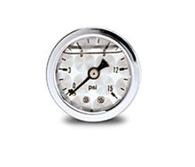 Load image into Gallery viewer, Russell Performance 15 psi fuel pressure gauge machine face (Liquid-filled) Gauges Russell