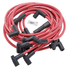 Load image into Gallery viewer, Edelbrock Spark Plug Wire Set SBC 78-86 V8 Hei 50 Ohm Resistance Red Wire (Set of 8) Spark Plug Wire Sets Edelbrock