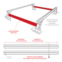 Load image into Gallery viewer, Go Rhino Universal XRS 49 3/4 Cross Rail Accessory Set - Tex. Black Truck Bed Rack Go Rhino