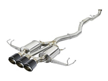 Load image into Gallery viewer, aFe Takeda 3in 304 SS Cat-Back Exhaust w/ Carbon Fiber Tips 17-18 Honda Civic Type R L4 2.0L (t) Catback aFe
