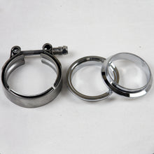 Load image into Gallery viewer, Granatelli 3.0in Mild Steel Mating Male to Female Flanges w/V-Band Clamp Flanges Granatelli Motor Sports