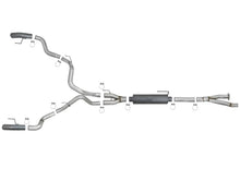 Load image into Gallery viewer, aFe MACH Force-Xp Cat-Back Exhaust w/Dual Hi-Tuck Tips Black 17-18 Ford F-150 Raptor V6-3.5L (tt) Catback aFe