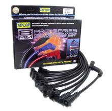 Load image into Gallery viewer, Taylor Cable 74027 8mm Spiro-Pro Ignition Wire Set; Spiro-Wound; Custom Fit; 90 deg.; Black; Spark Plug Wire Set Taylor Cable