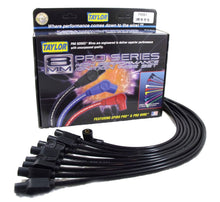 Load image into Gallery viewer, Taylor Cable 74061 8mm Spiro-Pro Ignition Wire Set; Black; Stock; 11.75 in.; 180 Deg. Plug Boot; Spark Plug Wire Set Taylor Cable Default Title