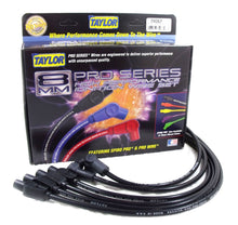 Load image into Gallery viewer, Taylor Cable 74067 8mm Spiro-Pro Ignition Wire Set; Black; Stock; 11.75 in.; 180 Deg. Plug Boot; Spark Plug Wire Set Taylor Cable Default Title